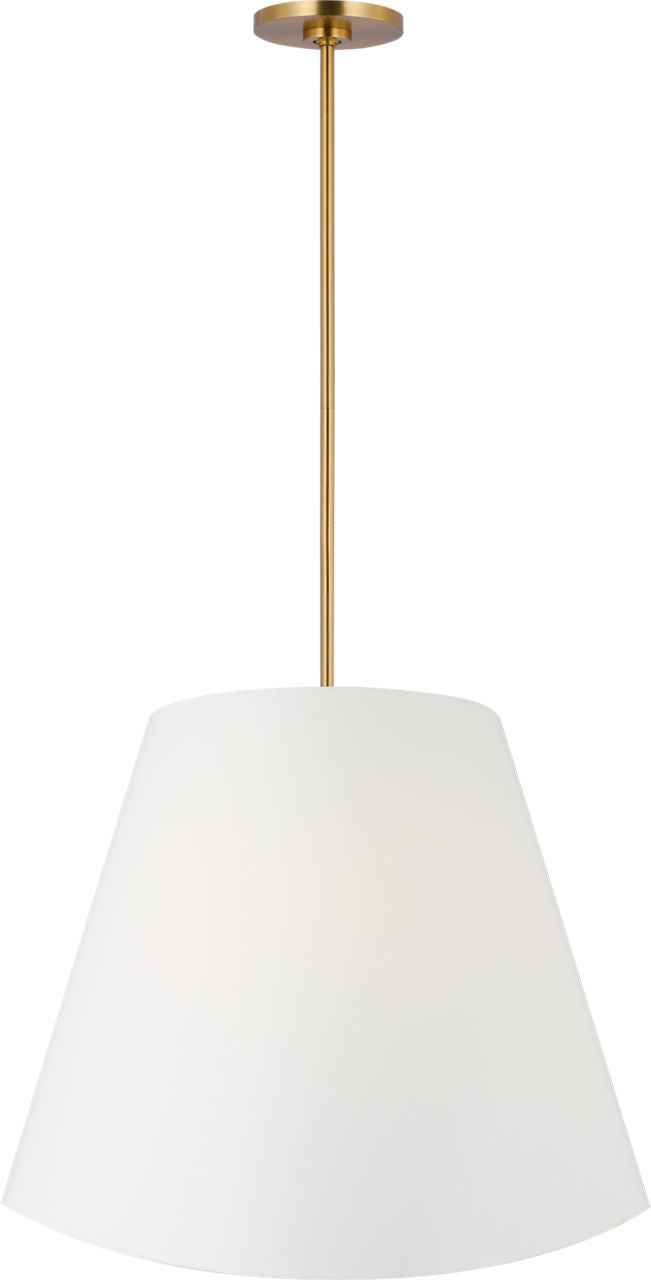 Visual Comfort Studio - KSP1224BBS - Four Light Hanging Shade - Beauvoir - Burnished Brass/Burnished Brass