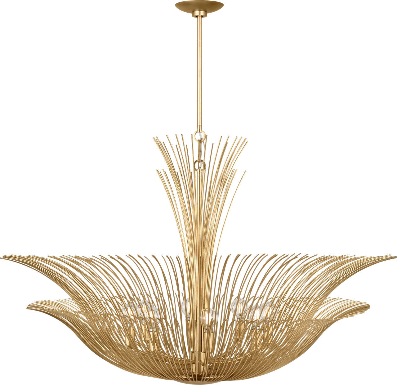 Visual Comfort Studio - LXC1218GD - Eight Light Chandelier - Dorelle - Gild/Gild