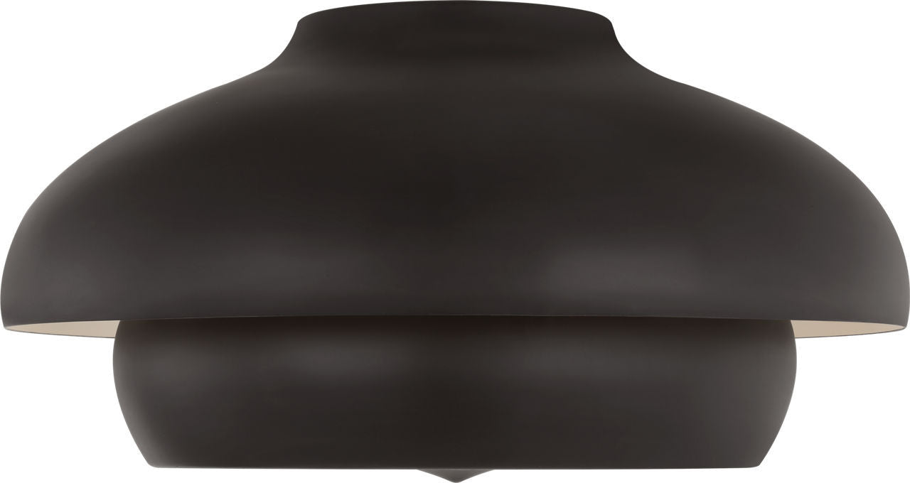 Visual Comfort Studio - LXF1031AI - One Light Flush Mount - Solene - Aged Iroged Iron
