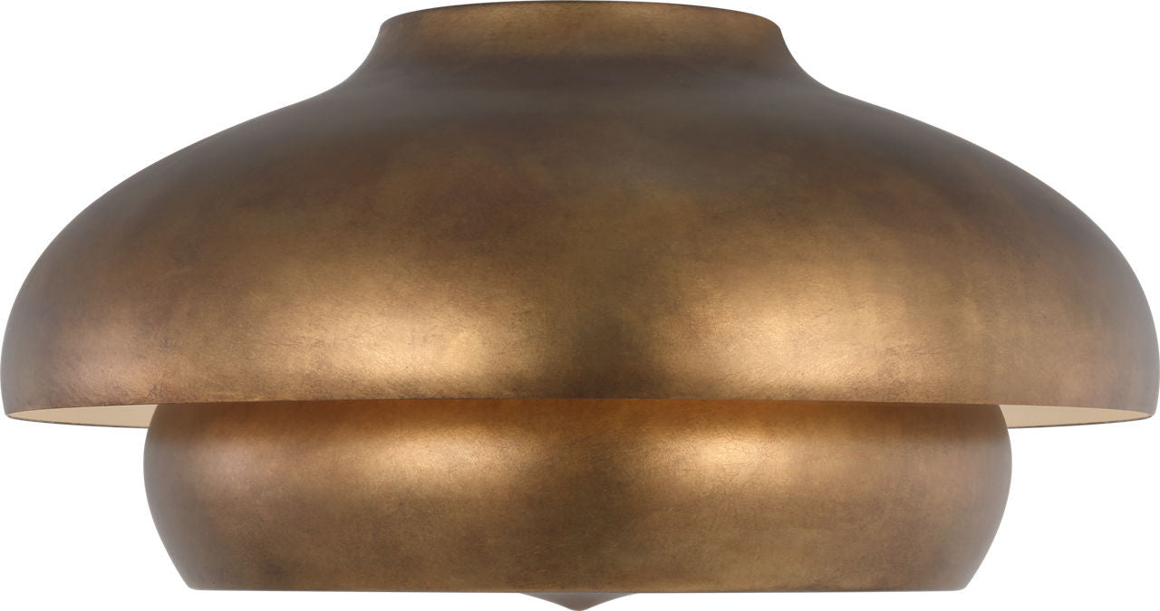 Visual Comfort Studio - LXF1031VGD - One Light Flush Mount - Solene - Vintage Gild/Vintage Gild