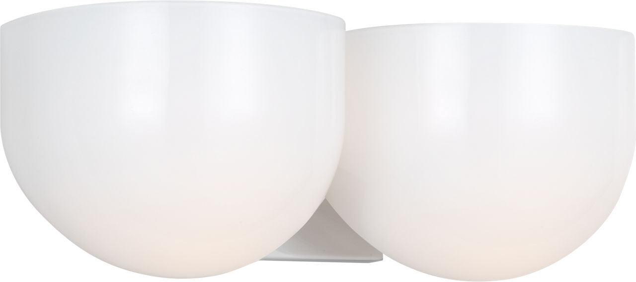 Visual Comfort Studio - LXV1002PN - Two Light Bath - Cheverny - Polished Nickel/Polished Nickel