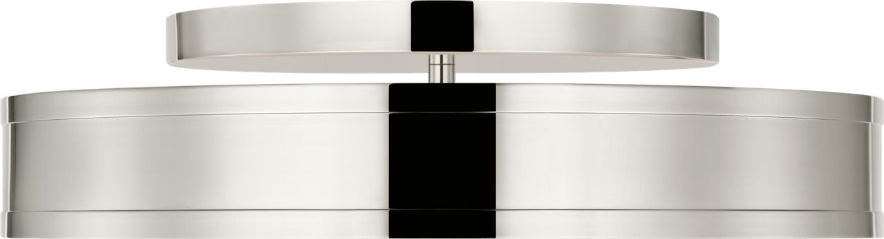 Visual Comfort Studio - PCF1041PN - LED Semi Flush Mount - Dupont - Polished Nickel/Polished Nickel