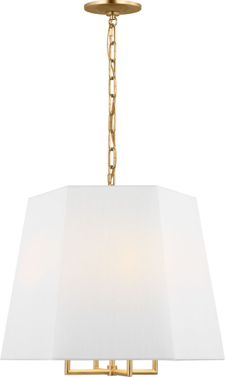 Visual Comfort Studio - PCP1024GD - Four Light Hanging Shade - Lille - Gild/Gild