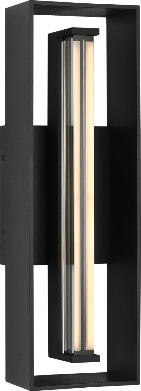 Visual Comfort Studio - SLO1331TXB - LED Lantern - Abner - Textured Black/Textured Black