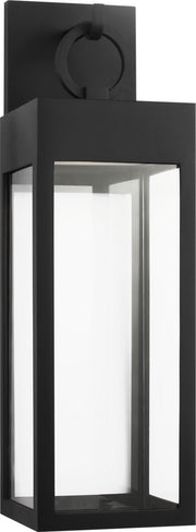 Visual Comfort Studio - SLO1391TXB - LED Wall Lantern - Sesha - Textured Black/Textured Black