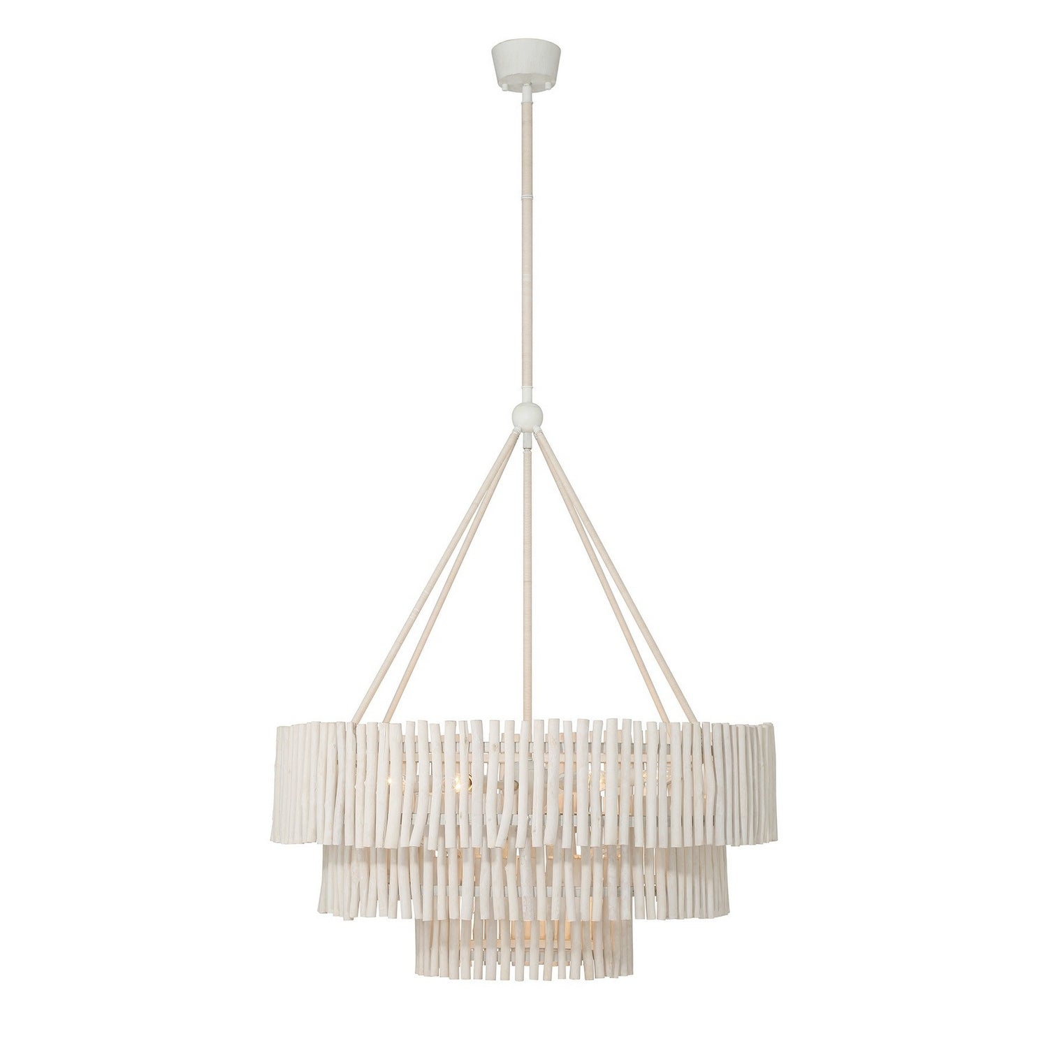 Savoy House - 1-1456-9-340 - Nine Light Chandelier - Phong - Blanco