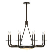 Savoy House - 1-1487-9-15 - Nine Light Chandelier - Salford - Mediterranean Bronze