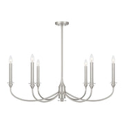 Savoy House - 1-1500-6-SN - Six Light Chandelier - Coventry - Satin Nickel