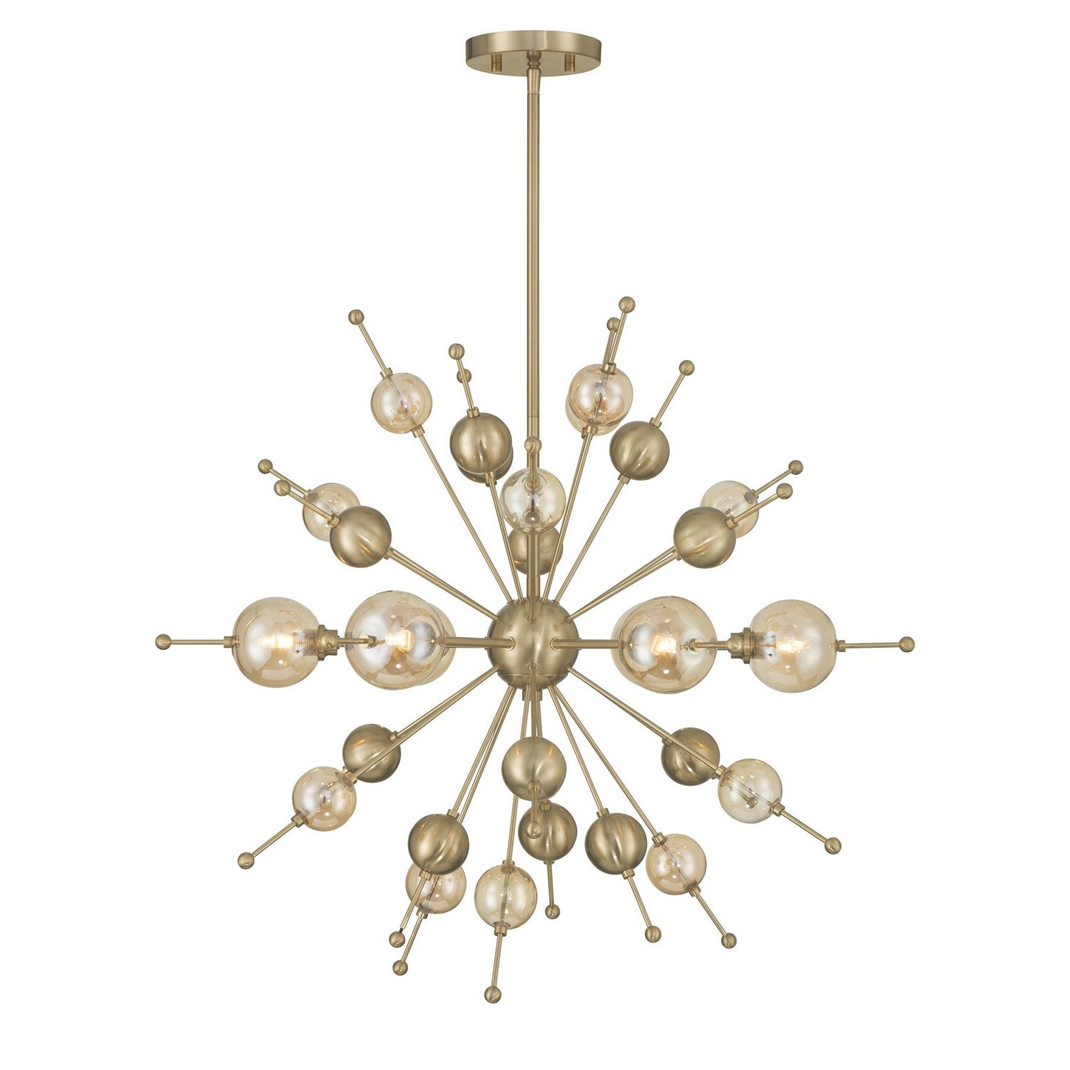 Savoy House - 1-2514-6-127 - Six Light Chandelier - Crescent - Noble Brass