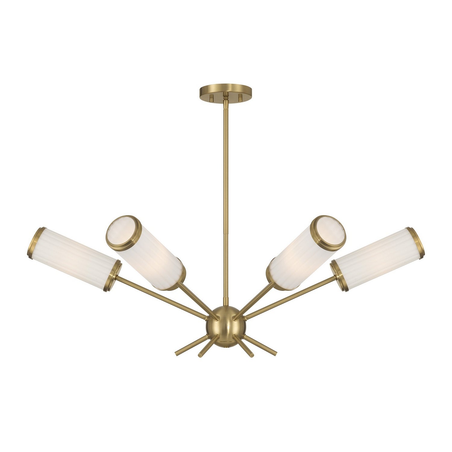 Savoy House - 1-3198-6-322 - Six Light Chandelier - Denison - Warm Brass