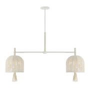Savoy House - 1-3403-6-341 - Six Light Chandelier - Lunara - Cotton