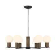 Savoy House - 1-4080-6-89 - Six Light Chandelier - Jarrell - Matte Black