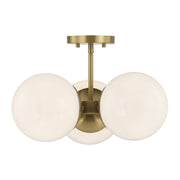 Savoy House - 1-6523-3-322 - Three Light Chandelier - Turin - Warm Brass