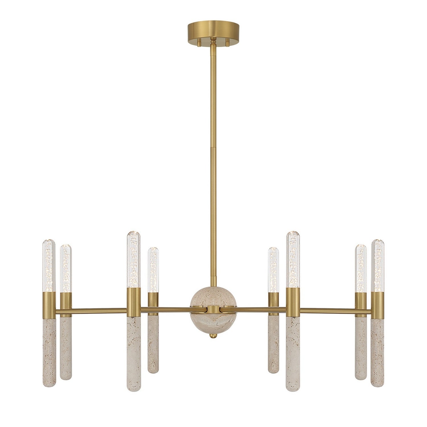 Savoy House - 1-9716-8-322 - LED Chandelier - Linden - Warm Brass