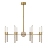 Savoy House - 1-9716-8-322 - LED Chandelier - Linden - Warm Brass