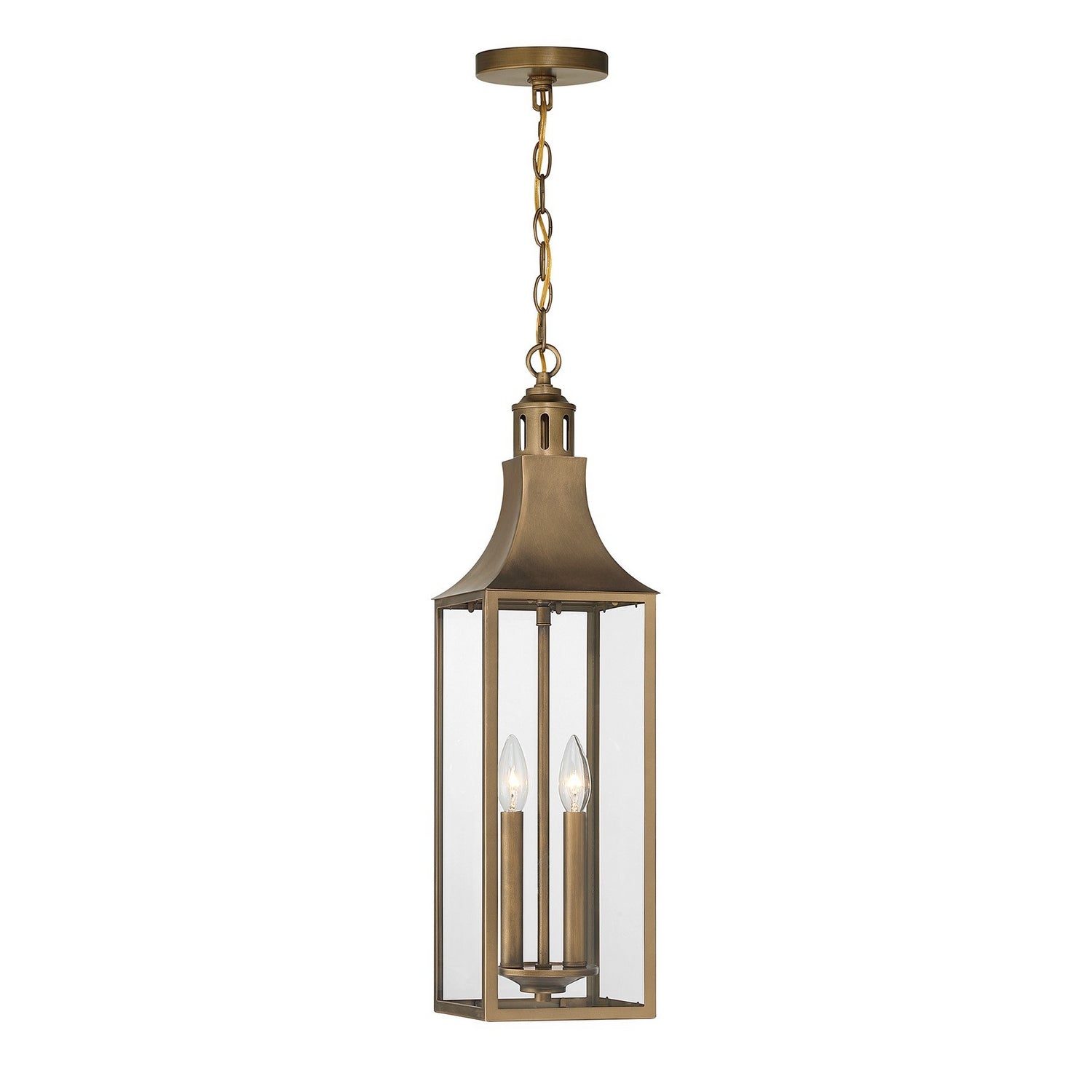 Savoy House - 5-220-273 - Two Light Outdoor Hanging Lantern - Lancaster - Atlas Bronze