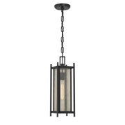 Savoy House - 5-3806-BK - One Light Outdoor Hanging Lantern - Jacobs - Matte Black
