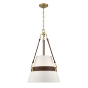 Savoy House - 7-5627-3-322 - Three Light Pendant - Corinth - Warm Brass