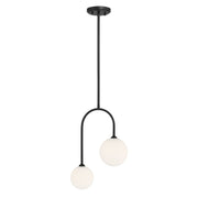 Savoy House - 7-5981-2-89 - Two Light Pendant - Chester - Matte Black