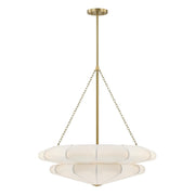 Savoy House - 7-9153-3-322 - Three Light Pendant - Coppell - Warm Brass