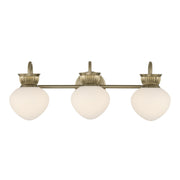 Savoy House - 8-1028-3-127 - Three Light Bathroom Vanity - Melbourne - Noble Brass