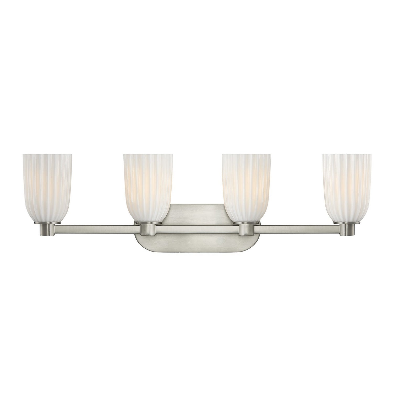 Savoy House - 8-1245-4-SN - Four Light Bathroom Vanity - Baldwin - Satin Nickel
