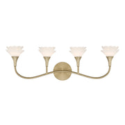 Savoy House - 8-5081-4-127 - Four Light Bathroom Vanity - Florena - Noble Brass