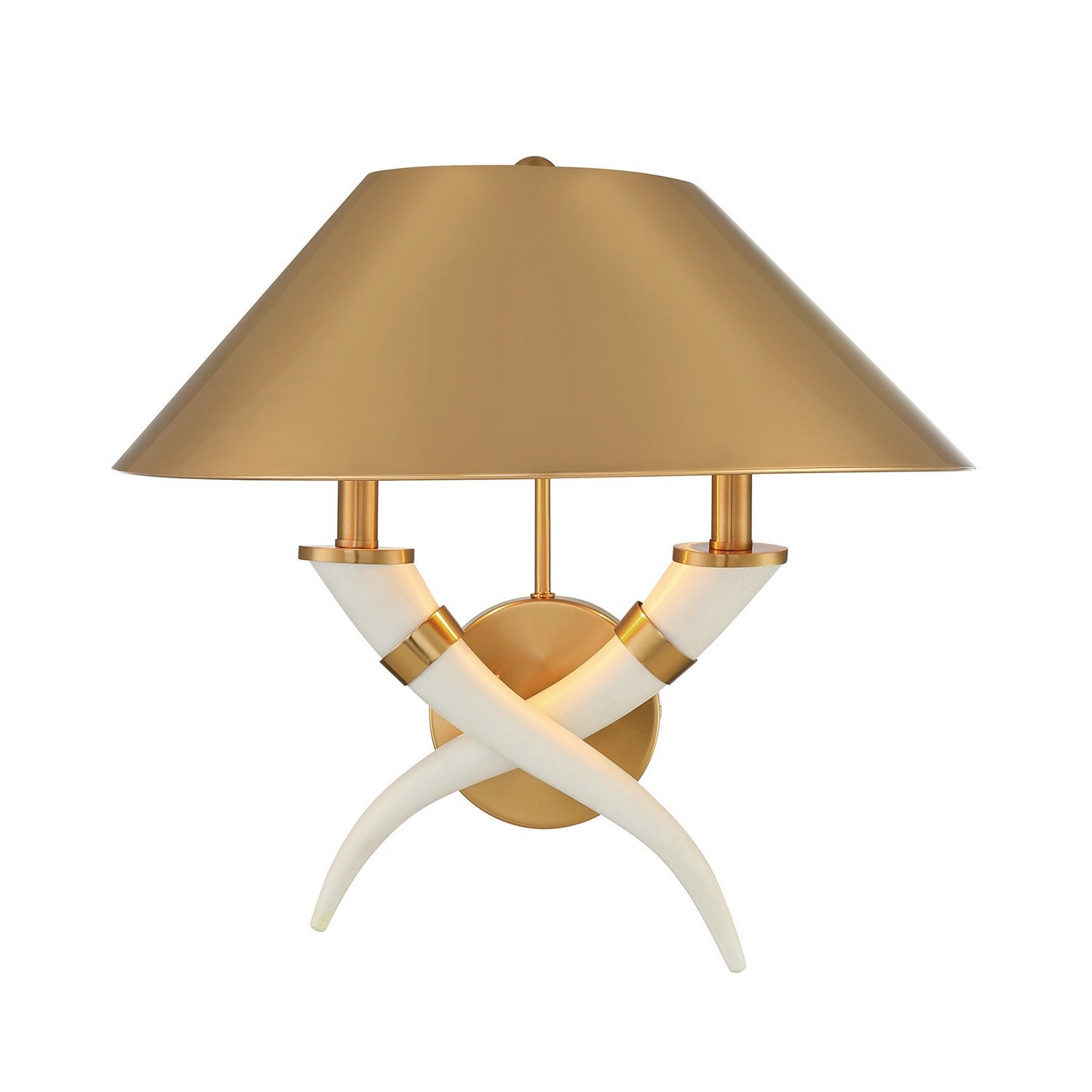 Savoy House - 9-6301-2-322 - Two Light Wall Sconce - Hearne - Warm Brass
