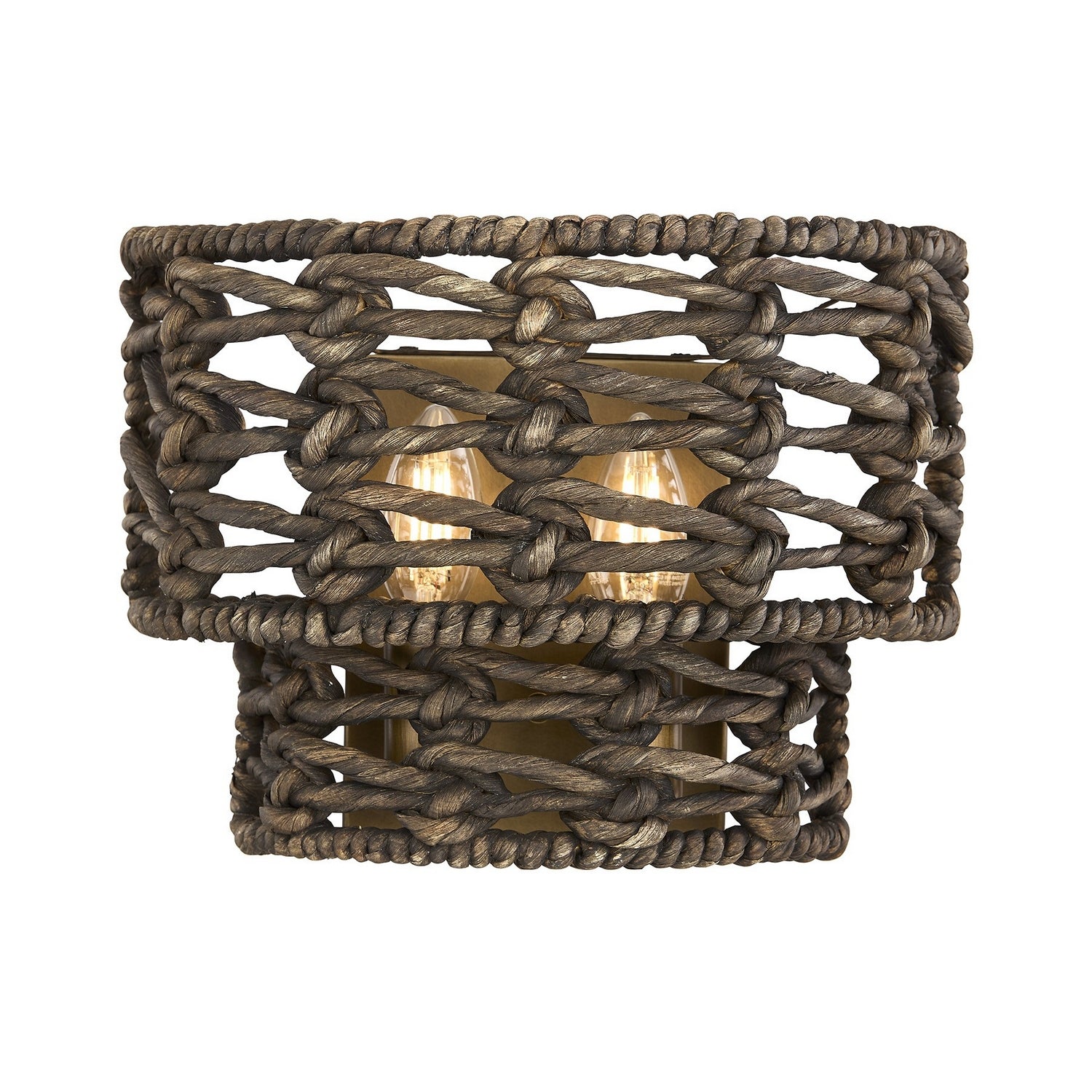 Savoy House - 9-9285-2-220 - Two Light Wall Sconce - Silencio - Riviera Brass