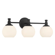 Millennium - 201103-MB - Three Light Vanity - Orlisse - Matte Black