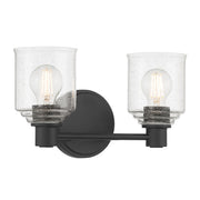 Millennium - 202102-MB - Two Light Vanity - Vessair - Matte Black