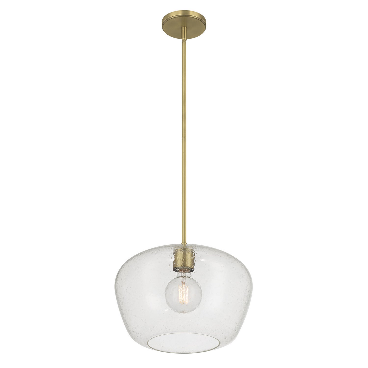 Millennium - 203201-VB - One Light Pendant - Pomari - Vintage Brass