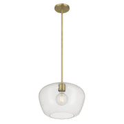 Millennium - 203201-VB - One Light Pendant - Pomari - Vintage Brass