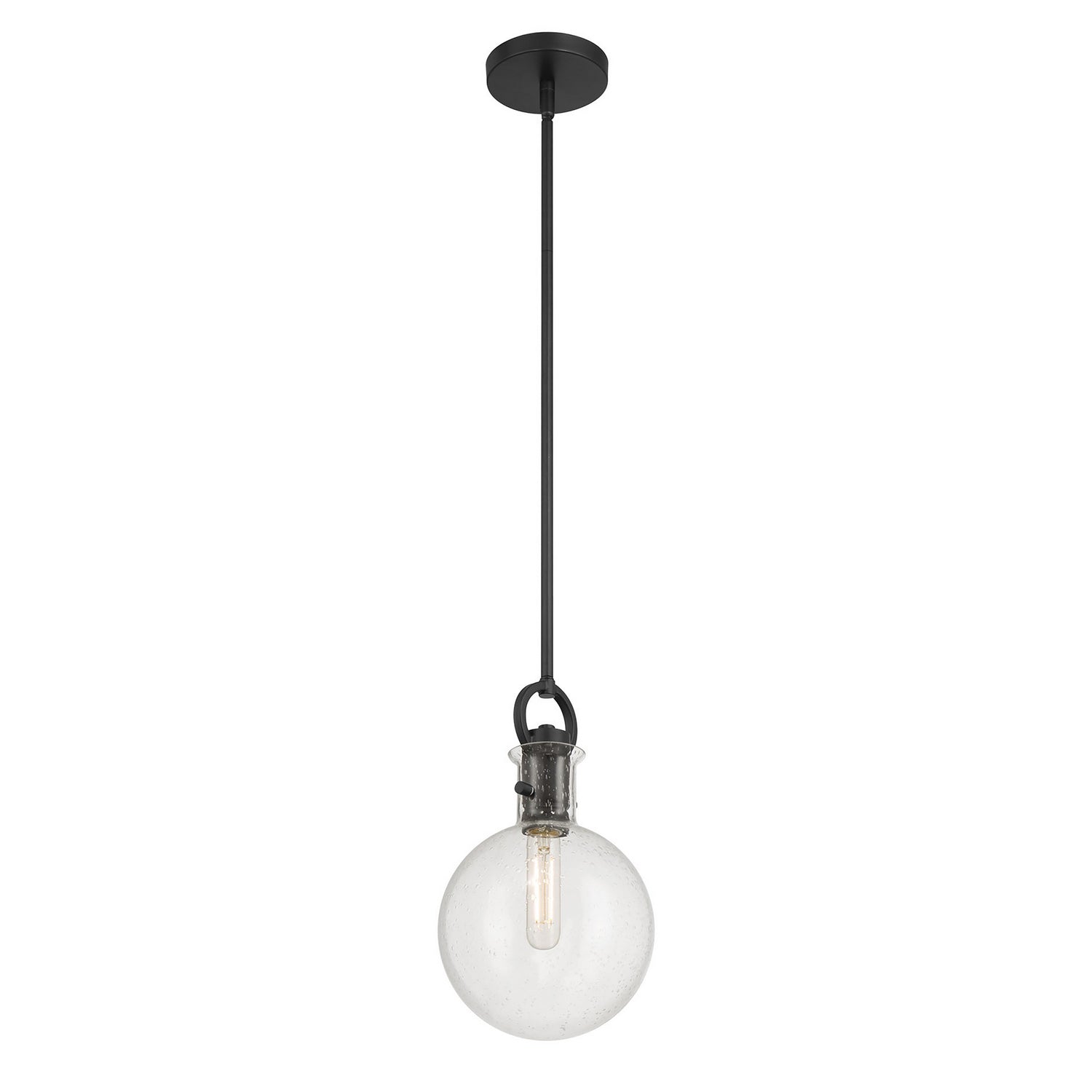 Millennium - 204101-MB - One Light Mini Pendant - Glanora - Matte Black