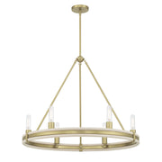 Millennium - 207106-VB - Six Light Chandelier - Rovessa - Vintage Brass