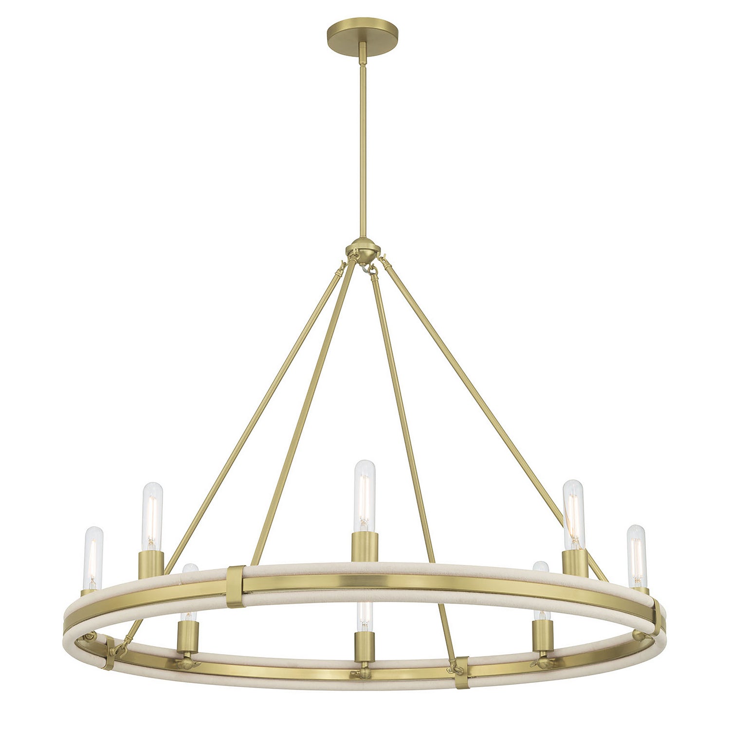 Millennium - 207108-VB - Six Light Chandelier - Rovessa - Vintage Brass