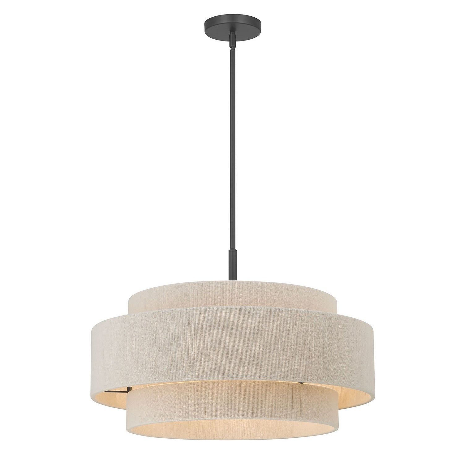 Millennium - 208105-MB - Five Light Pendant - Helbert - Matte Black