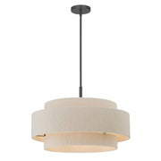 Millennium - 208105-MB - Five Light Pendant - Helbert - Matte Black