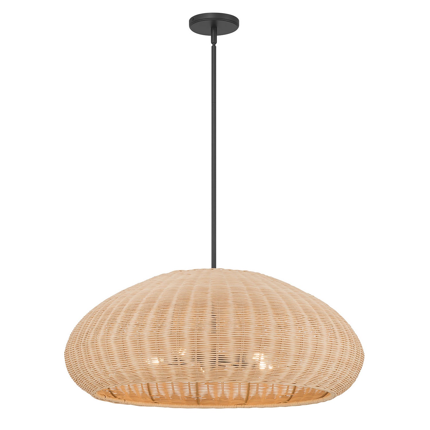 Millennium - 209105-MB - Five Light Pendant - Natora - Matte Black