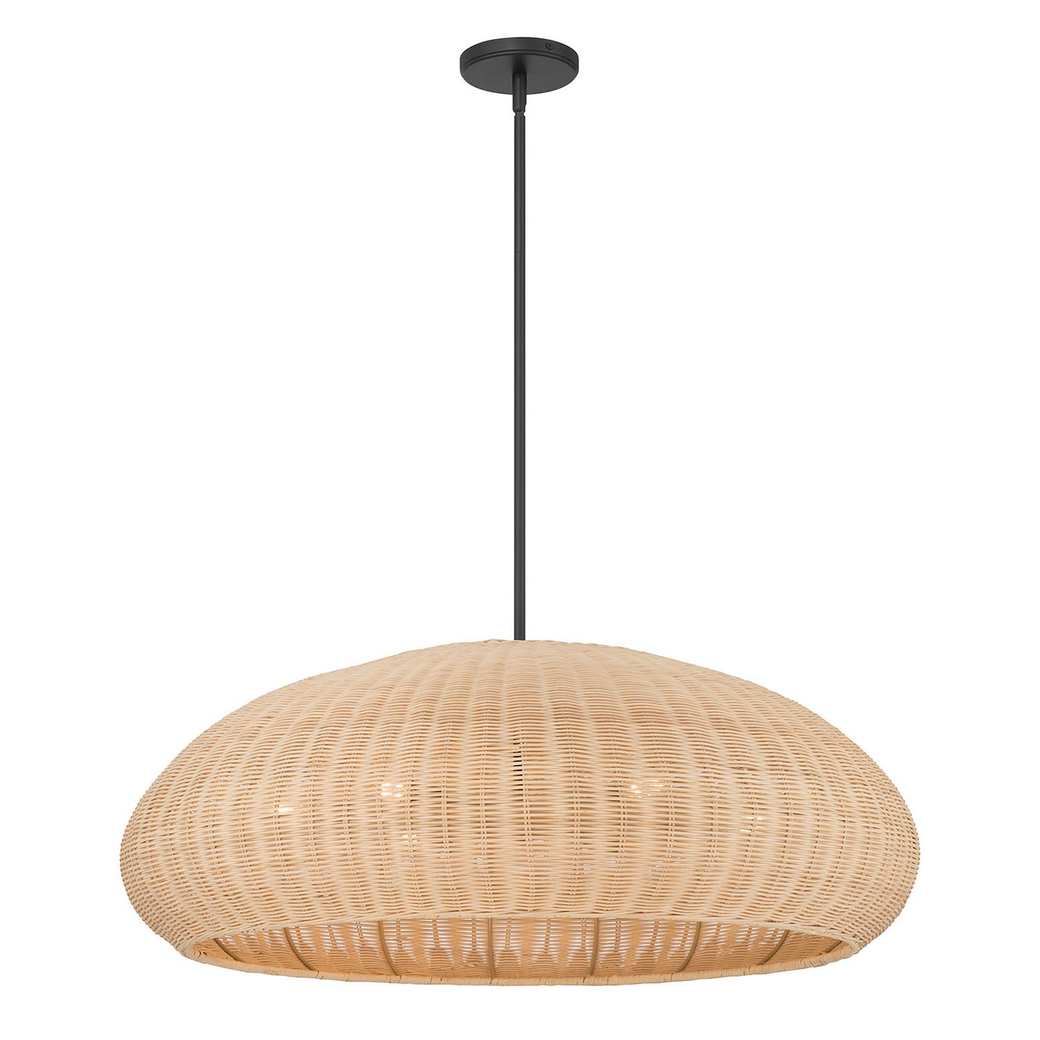 Millennium - 209106-MB - Six Light Pendant - Natora - Matte Black