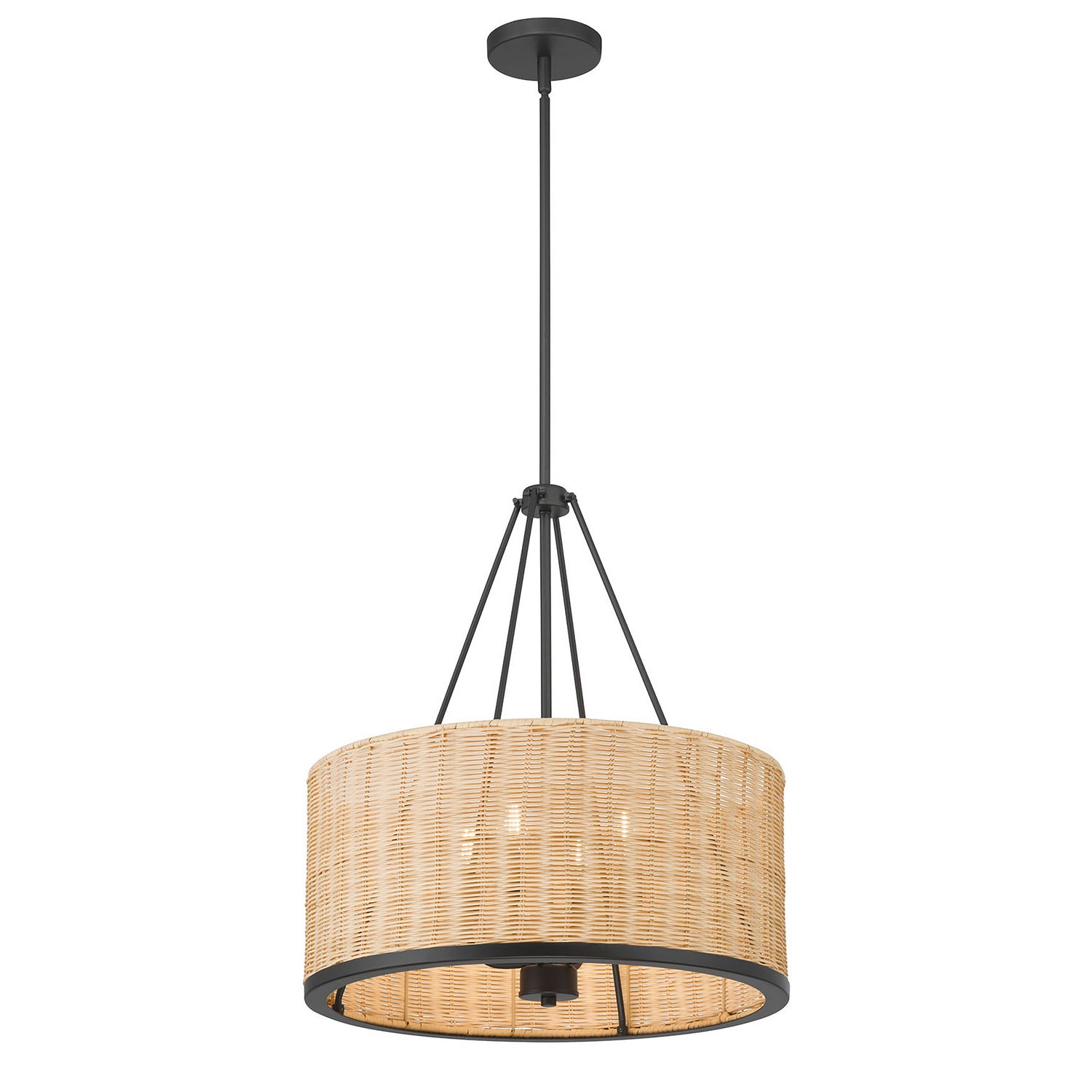 Millennium - 210104-MB - Four Light Pendant - Namiro - Matte Black