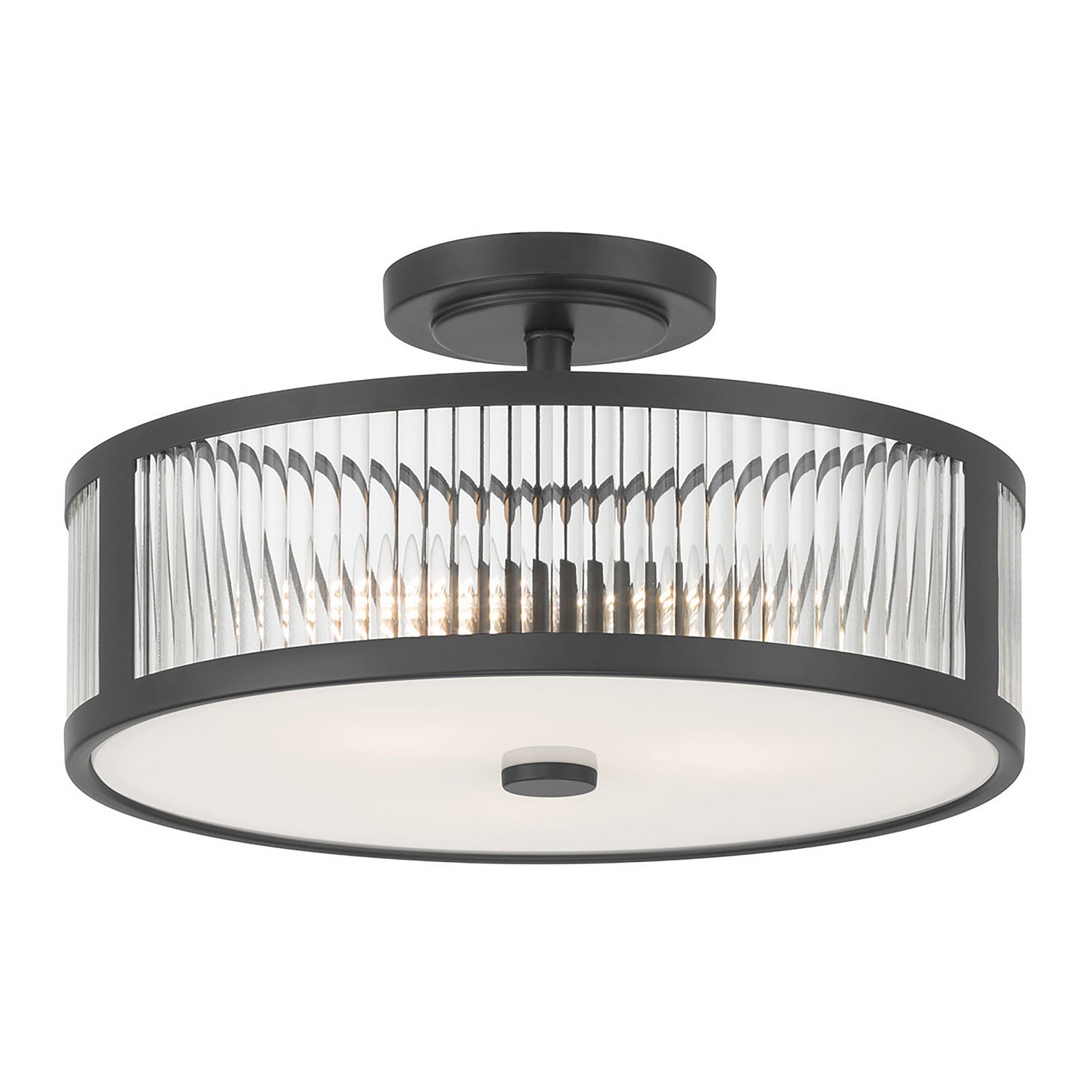 Millennium - 23303-MB - Three Light Semi-Flush Mount - Ardezia - Matte Black