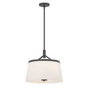 Millennium - 240103-MB - Three Light Pendant - Montrine - Matte Black