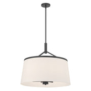 Millennium - 240106-MB - Six Light Pendant - Montrine - Matte Black