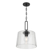 Millennium - 250101-MB - One Light Pendant - Diamara - Matte Black