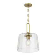 Millennium - 250101-VB - One Light Pendant - Diamara - Vintage Brass