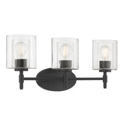 Millennium - 270103-MB - Three Light Vanity - Solventa - Matte Black