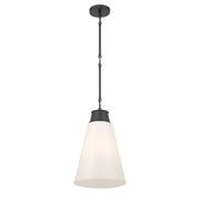 Millennium - 280101-MB - One Light Pendant - Bellaryn - Matte Black