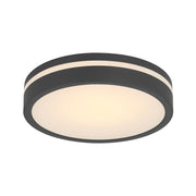 Millennium - 401001-MB - LED Flush Mount - Soltra - Matte Black