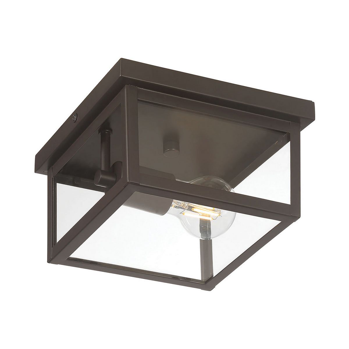 Millennium - 4201-PBZ - One Light Flush Mount - Evanton - Powder Coated Bronze